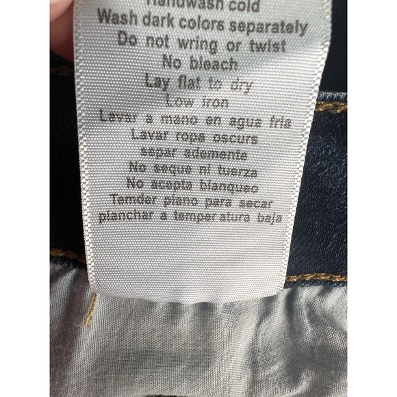 Judy Blue Jeans Womens 13/31 Blue Dark Wash Skinny Fit Mid Seam Stitch JB8863 - Picture 12 of 12